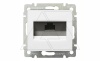 Valena - Розетка 1хRJ-45 UTP CAT6E, белый