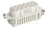 Корпус вставки контактной, размер H16B, тип гнездо, 40P+PE, 10A, 250V, обжимной контакт от интернет-магазина amperkin.by