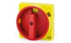 Рукоятка красно-желтая, блокируемая, для 590.YA**R габ. F1-Y1-D1, на дверь, IP65, COMMAND
