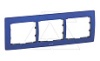 Galea Life - Рамка Metallic на 3 поста горизонтальная,Magic Blue от интернет-магазина amperkin.by