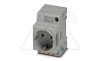 Розетка EO-CF/PT стандартная, push-in зажимы, монтаж DIN-рейка / прямой, 16A, 250VAC, серая от интернет-магазина amperkin.by