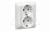 Galea Life - Розетка 2х2P+E нем.стд. в сборе, White от интернет-магазина amperkin.by