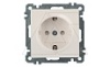 21 - Розетка 2P+E, защ. шторки, белый от интернет-магазина amperkin.by