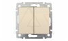 Valena - Переключатель на 2 направления двухклавишный, сл.кость (инд. упаковка)