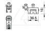 Зажим 927 SCH-K-VA для ленточных заземляющих скоб, Ø8мм/2,5-25мм², нерж. сталь от интернет-магазина amperkin.by