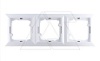 OPAL - Рамка 3 поста, белый от интернет-магазина amperkin.by